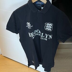 Polo by Ralph Lauren Black “Brooklyn Athletic” Polo Shirt